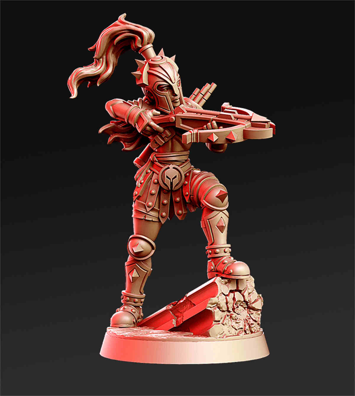 Latani - Female Gladiator | DND Role 3D Printing Miniatures Resin Figure Board Game