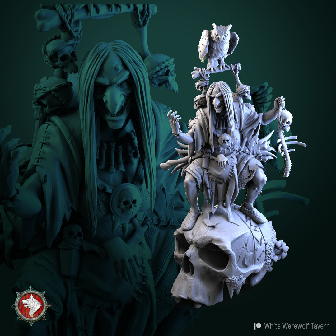 Ruth Braineater Night Hag DND Role 3D Printing Miniatures Resin Figure Board Game