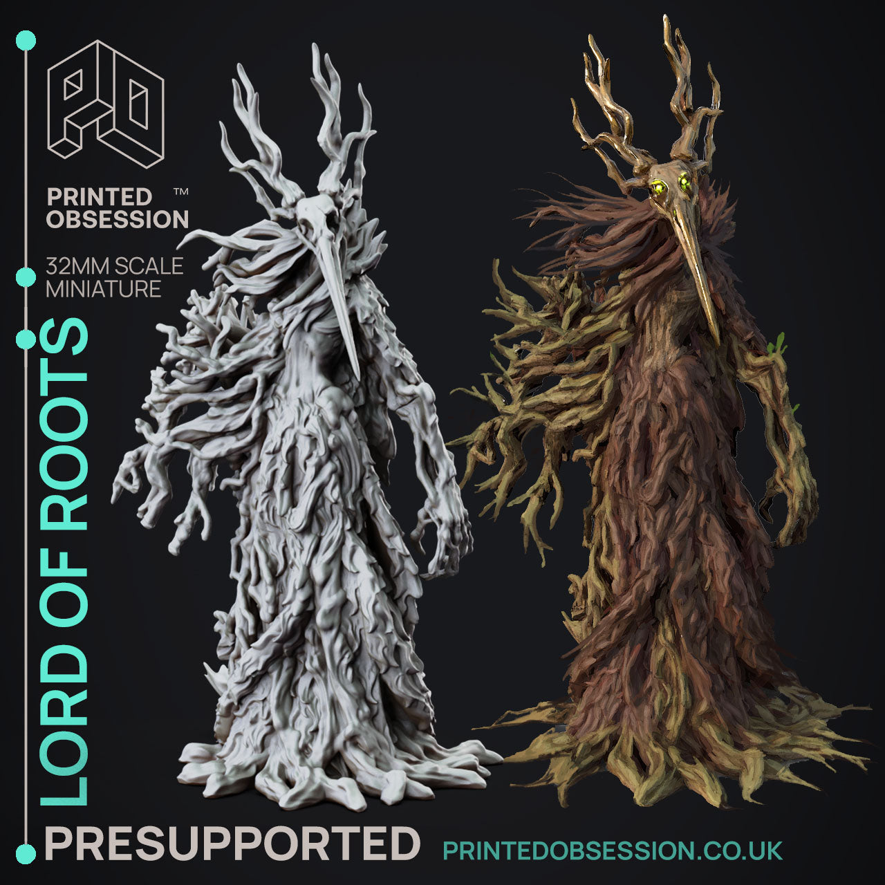 Lord of the Roots Arch Fay DND Role 3D Printing Miniatures Resin Figure Board Game