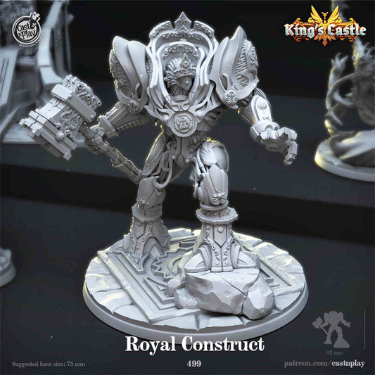 Royal Construct DND Role 3D Printing Miniatures Resin Figure Board Game Chess