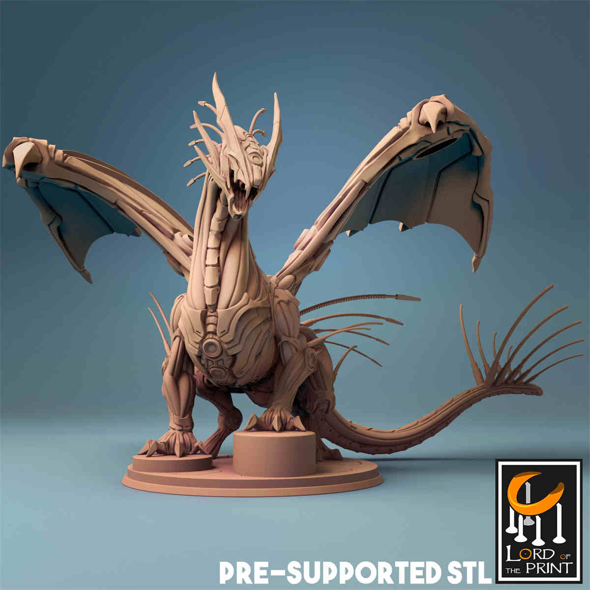 Construct Dragon | DND Role 3D Printing Miniatures Resin Figure Board Game