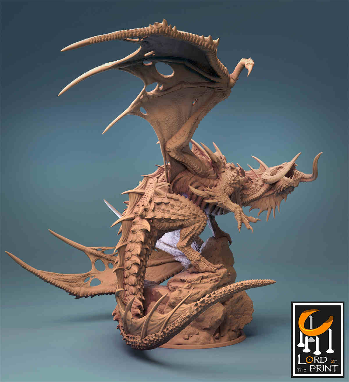 Dark Dragon | DND Role 3D Printing Miniatures Resin Figure Board Game