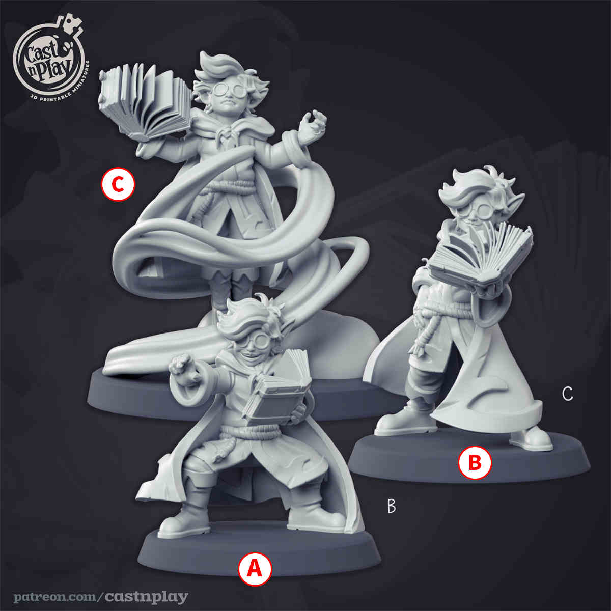 Mage Apprentice DND Role 3D Printing Miniatures Resin Figure Board Game