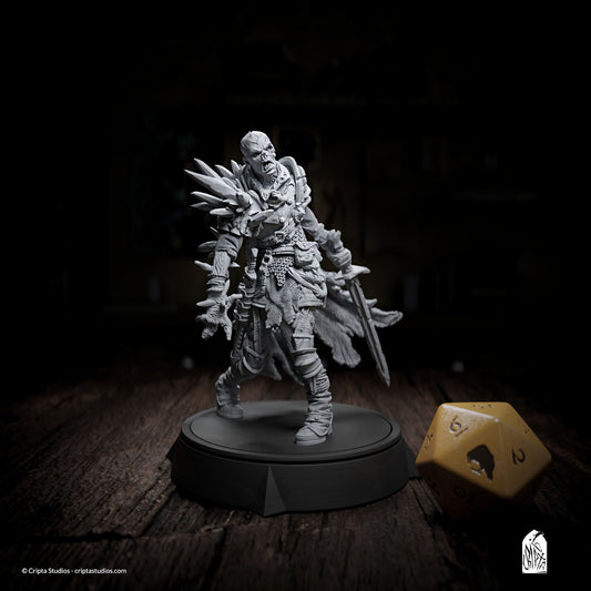 Blood Crystal Zombie #6 3D Printing Miniatures Resin Figure Board Game DND Role