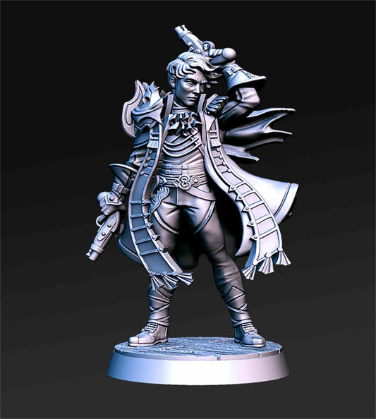 Irvid - Male Pirate | DND Role 3D Printing Miniatures Resin Figure Board Game