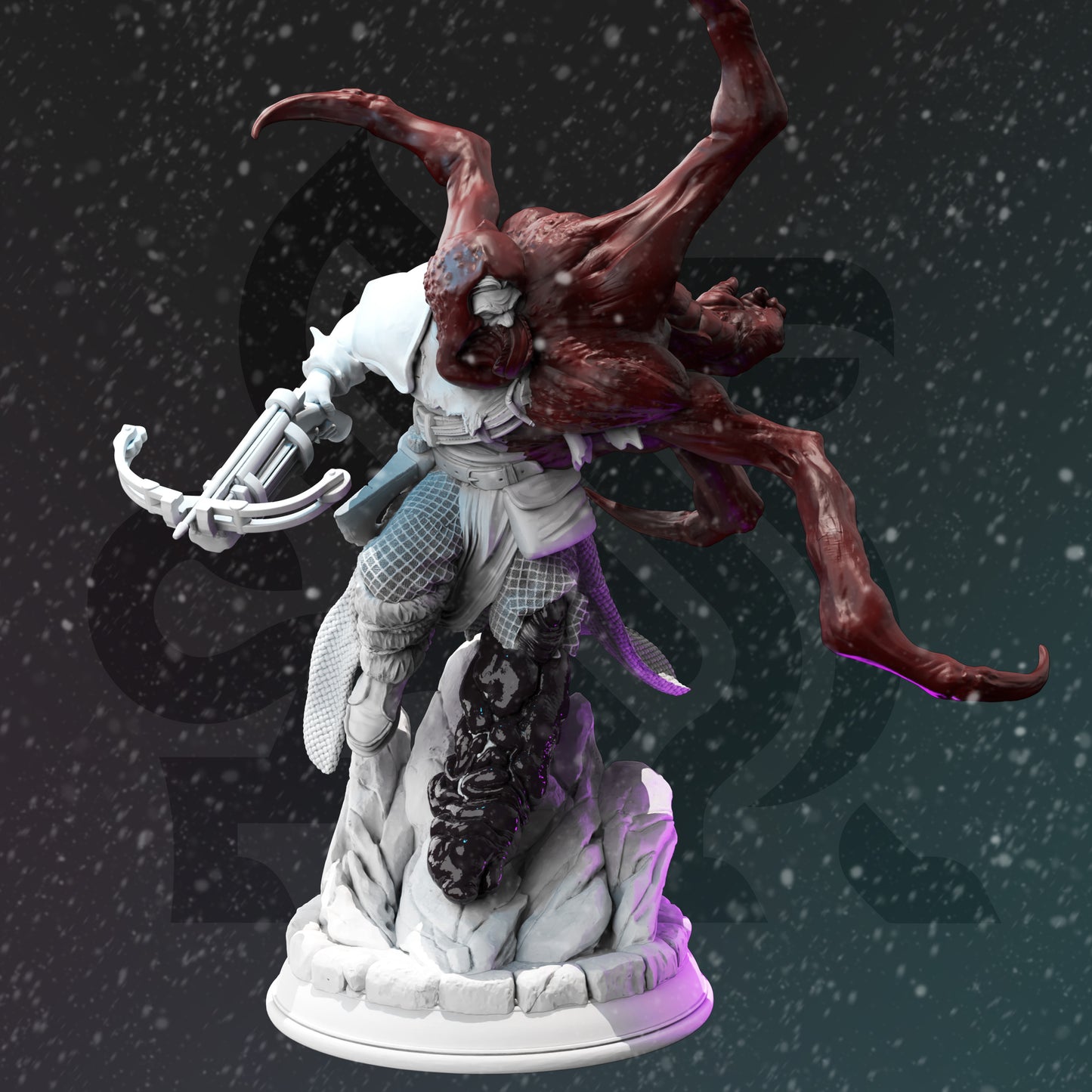 Mutated Northern Ranger Jorrick DND Role 3D Printing Miniatures Resin Figure Board Game