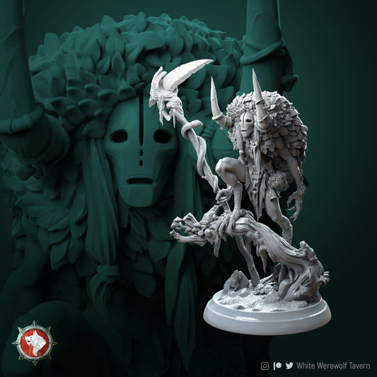 Chmerih Faceless Druid DND Role 3D Printing Miniatures Resin Figure Board Game