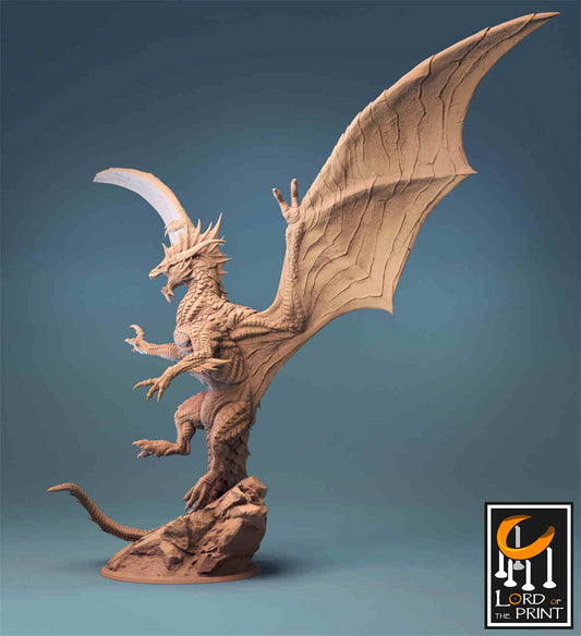 Silver Dragon | DND Role 3D Printing Miniatures Resin Figure Board Game