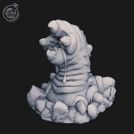 Poisonteeth Worm DND Monster 3D Printing Miniatures Resin Figure Board Game Chess