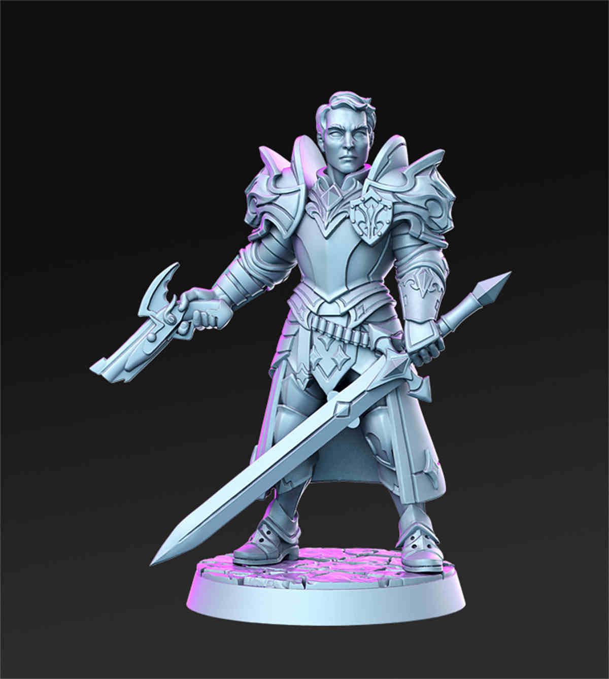 Sir Kris- Knight | DND Role 3D Printing Miniatures Resin Figure Board Game