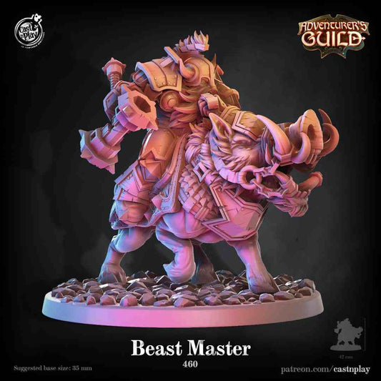 Beast Master DND Role 3D Printing Miniatures Resin Figure Board Game Chess