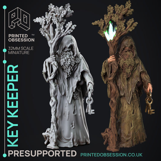 The Key Keeper Strange NPC DND Role 3D Printing Miniatures Resin Figure Board Game