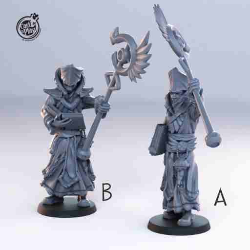 Priests DND Role 3D Printing Miniatures Resin Figure Board Game