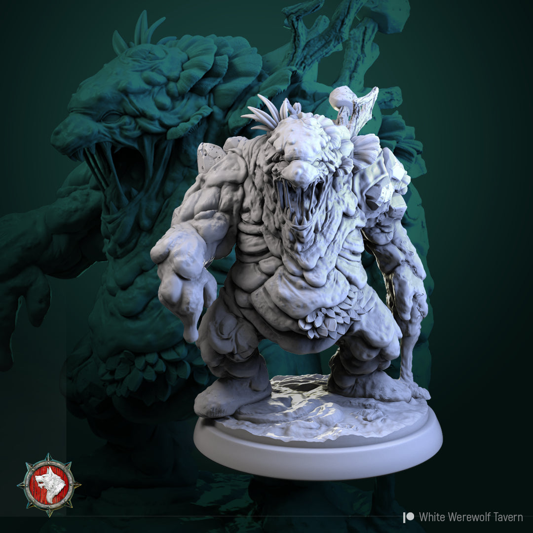 Swamp Golem DND Role 3D Printing Miniatures Resin Figure Board Game