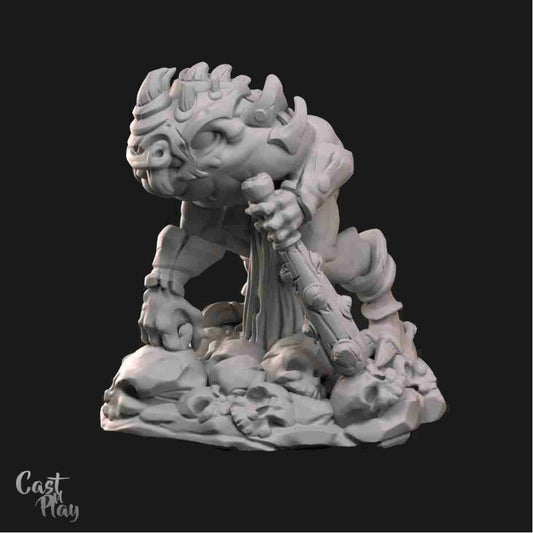 Stalker Troll DND Monster 3D Printing Miniatures Resin Figure Board Game Chess