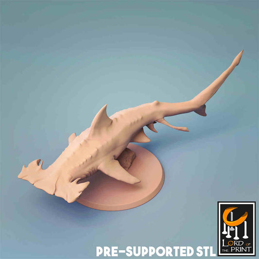 Hammerhead Shark | DND Role 3D Printing Miniatures Resin Figure Board Game