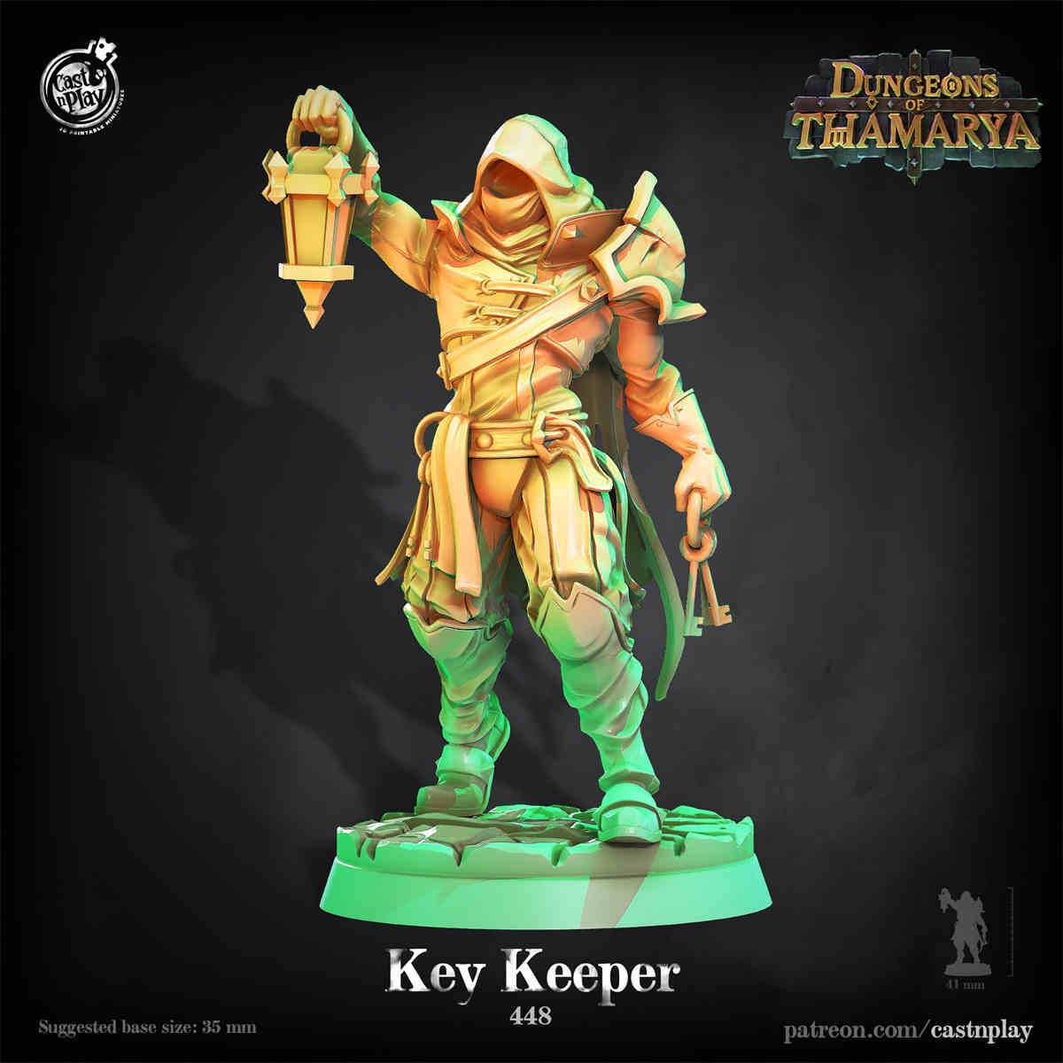 Key Keeper DND Role 3D Printing Miniatures Resin Figure Board Game Chess