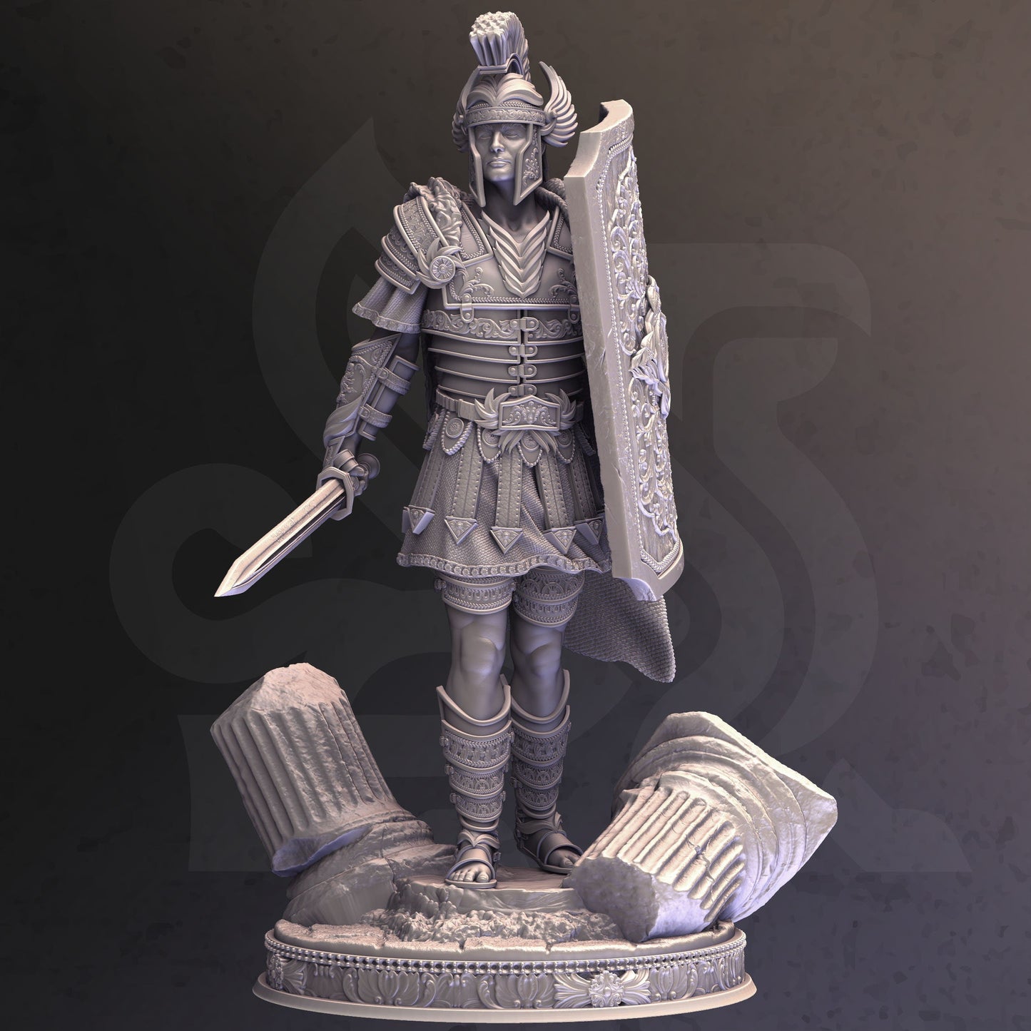 Trellus Tacitus Baldurian Defector DND Role 3D Printing Miniatures Resin Figure Board Game