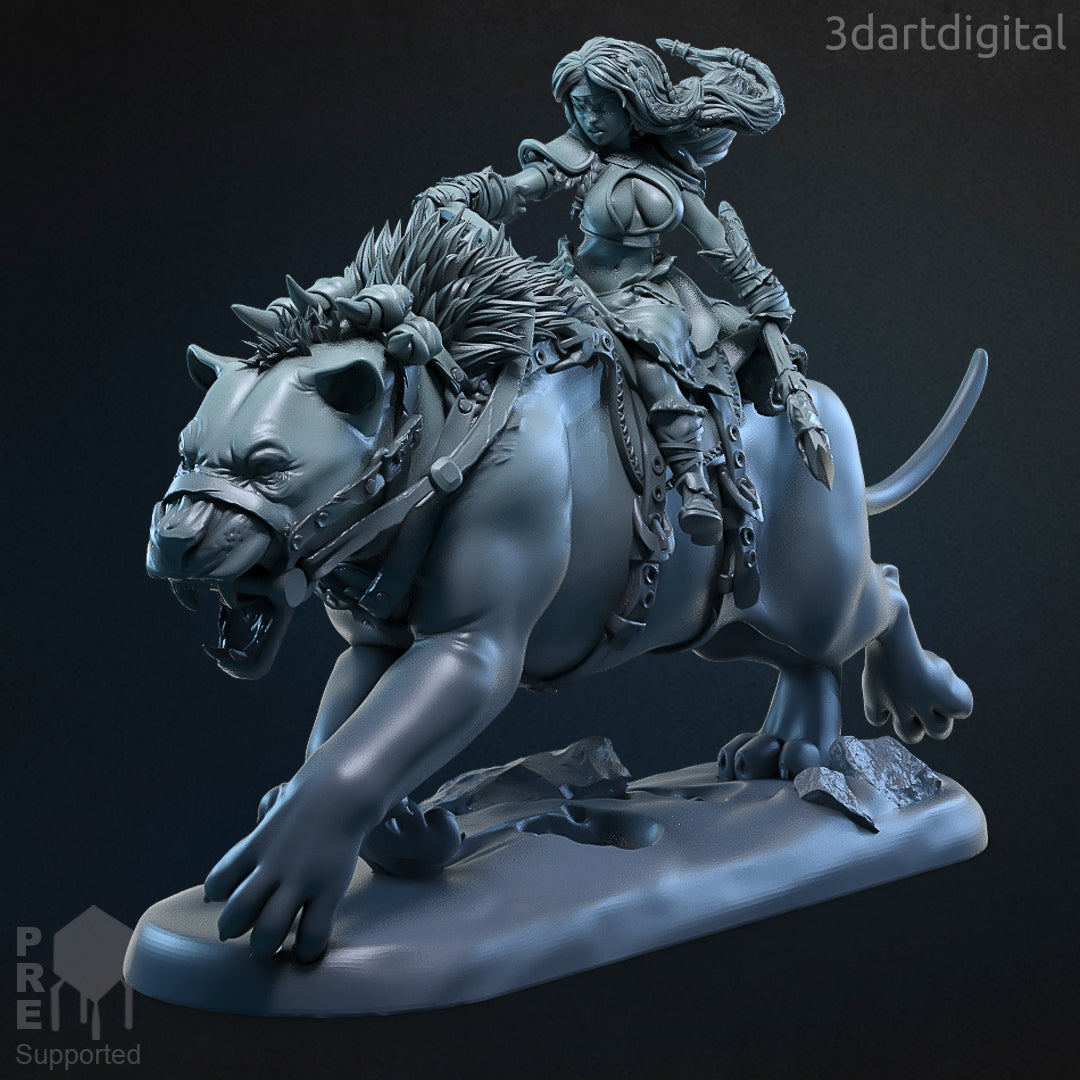 Ygris Jotun-Gutter on Whitemane DND Role 3D Printing Miniatures Resin Figure Board Game