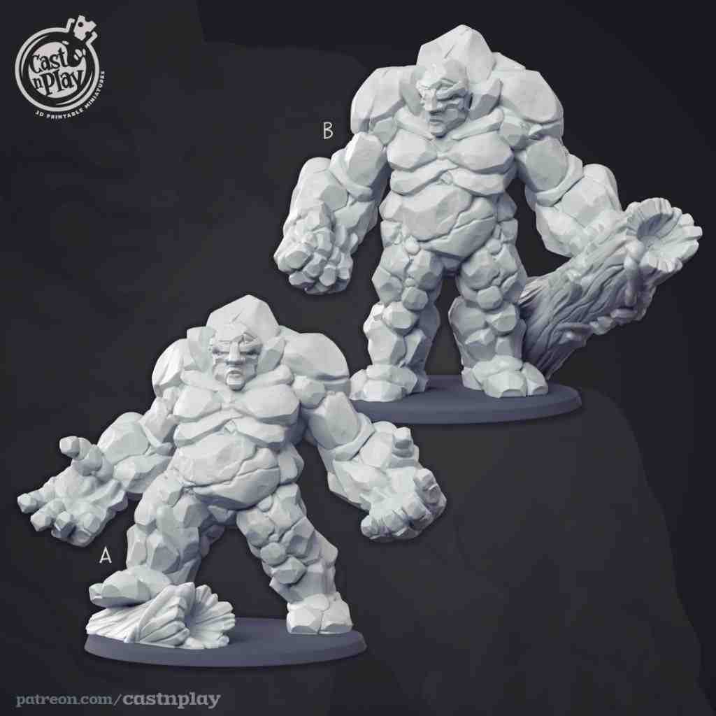 Stone Giant DND Role 3D Printing Miniatures Resin Figure Board Game