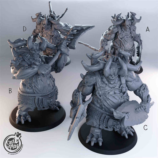 Butcher Demon DND Role 3D Printing Miniatures Resin Figure Board Game