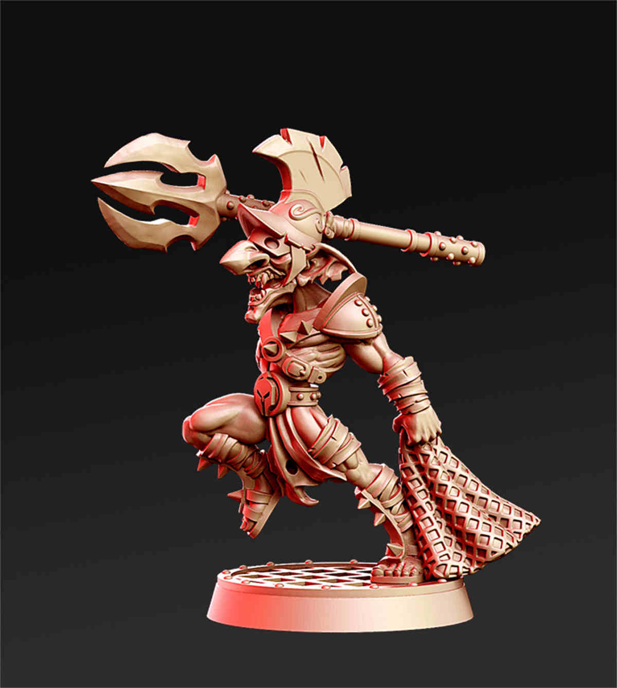 Trizark - Goblin Gladiator | DND Role 3D Printing Miniatures Resin Figure Board Game