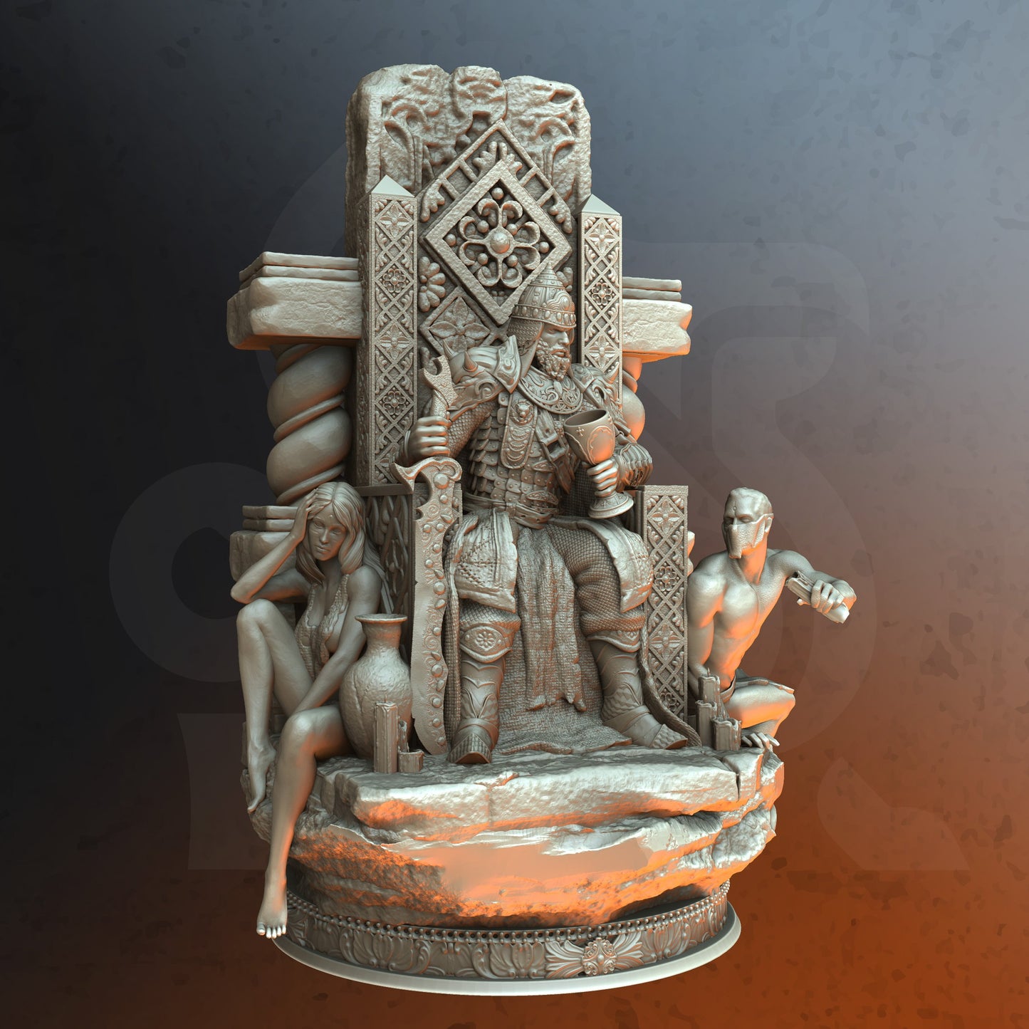 The Great Sultan Hakim DND Role 3D Printing Miniatures Resin Figure Board Game