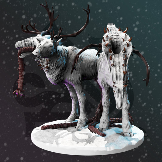 Shapeshifter Deer The Reindread DND Role 3D Printing Miniatures Resin Figure Board Game