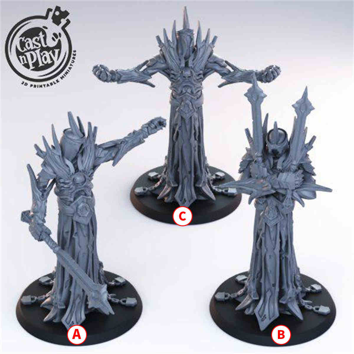 Undead Revenants DND Role 3D Printing Miniatures Resin Figure Board Game