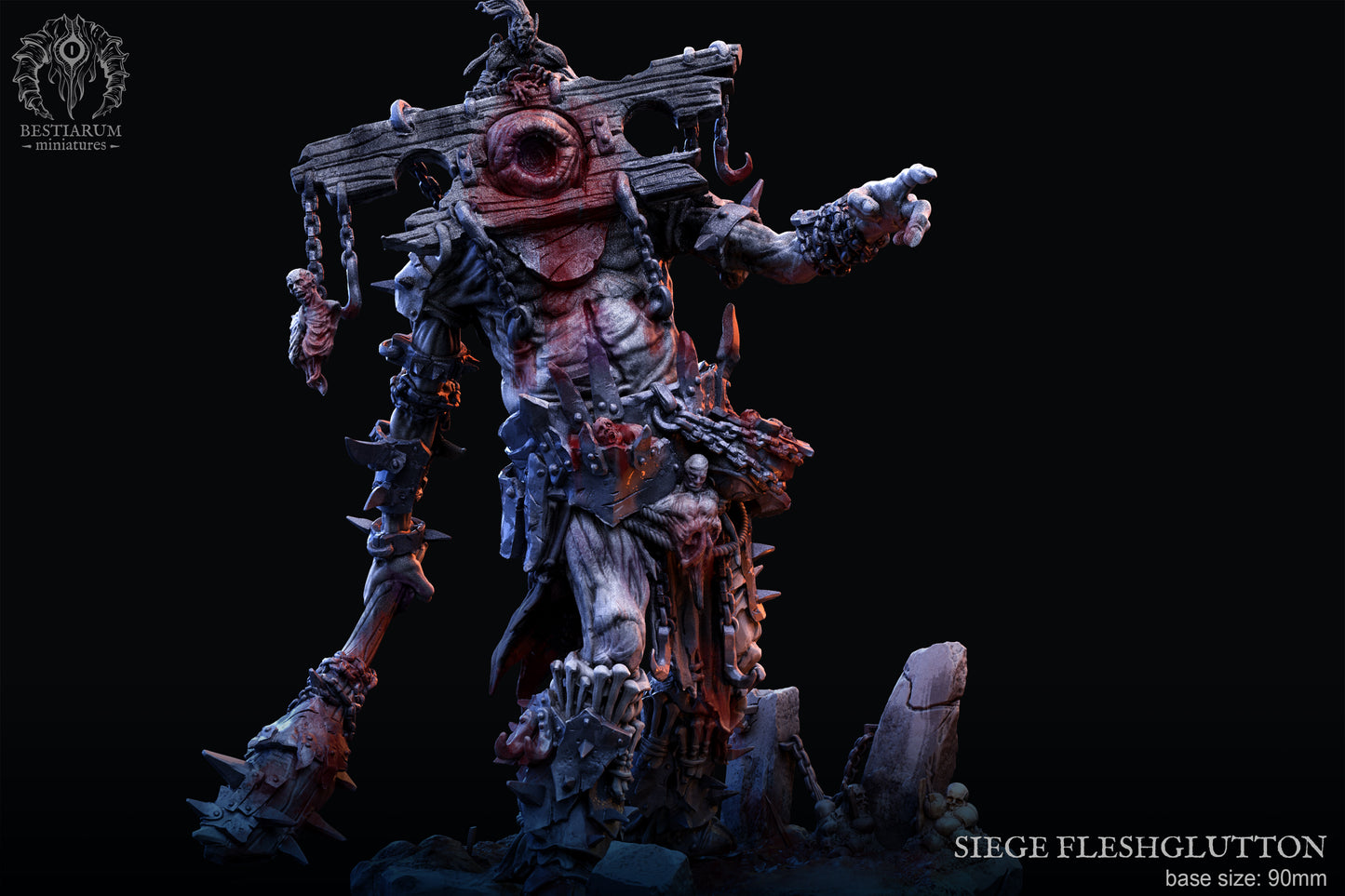 Siege Fleshglutton | DND Role 3D Printing Miniatures Resin Figure Board Game