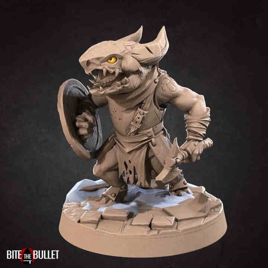 Kobold Warrior DND Role 3D Printing Miniatures Resin Figure Board Game