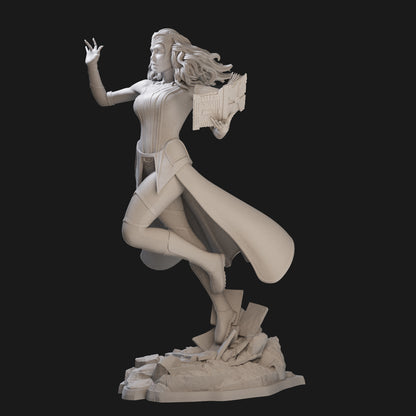 Scarlet Witch Avengers 3D Printing Scale GK Resin Figure