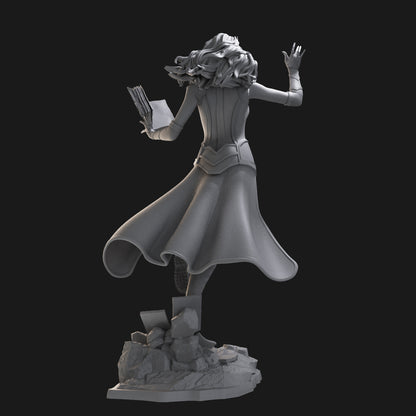 Scarlet Witch Avengers 3D Printing Scale GK Resin Figure