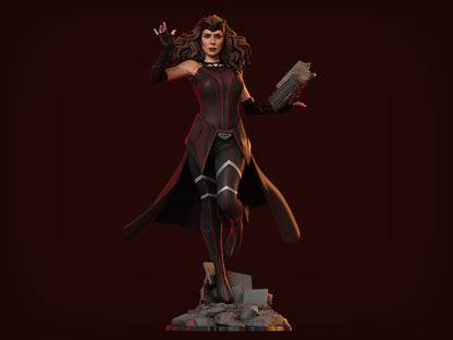 Scarlet Witch Avengers 3D Printing Scale GK Resin Figure