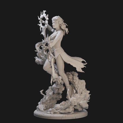 Scarlet Witch Wanda 3D Printing Scale GK Resin Figure