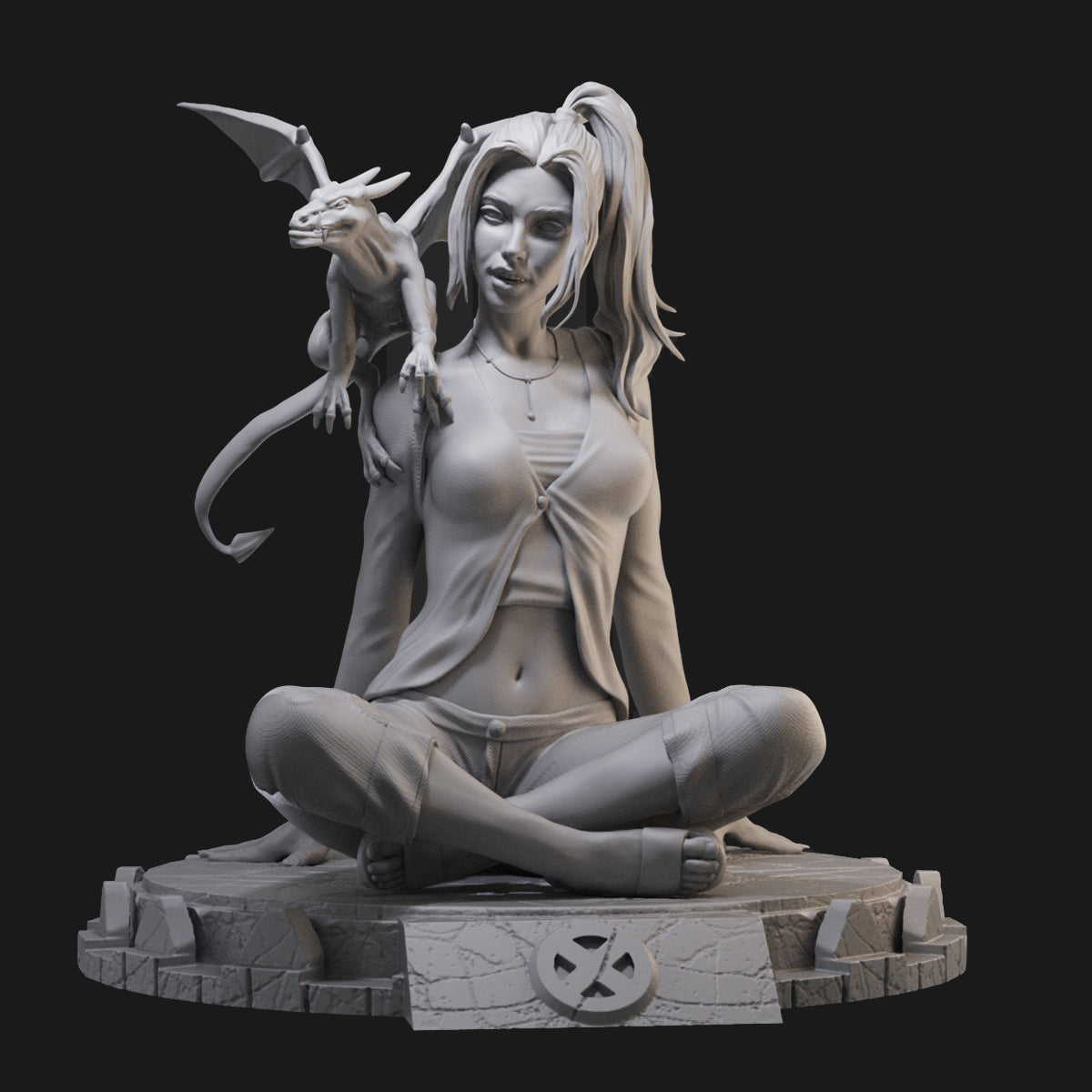 Shadowcat X-Men 3D Printing Scale GK Resin Figure