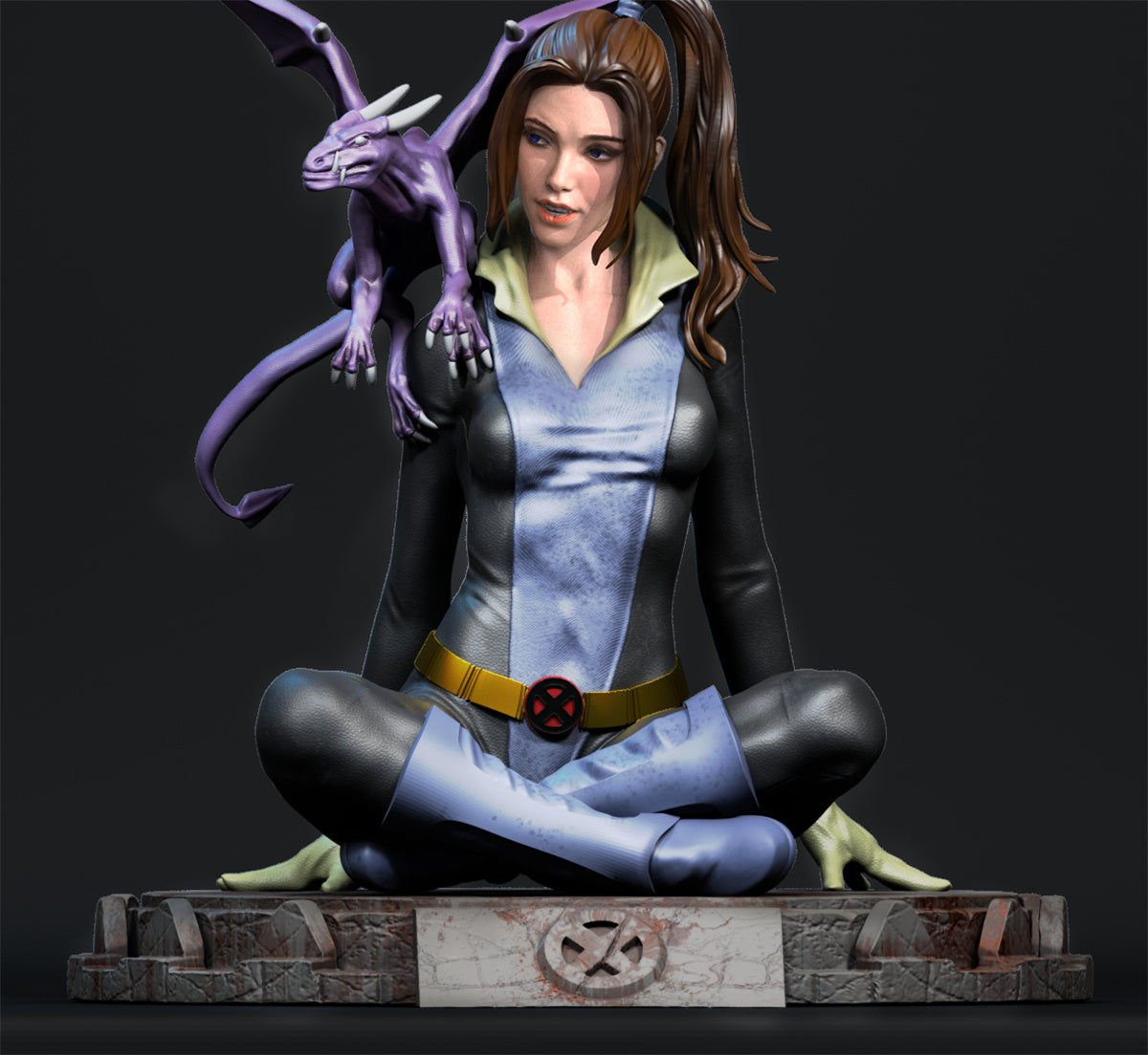 Shadowcat X-Men 3D Printing Scale GK Resin Figure