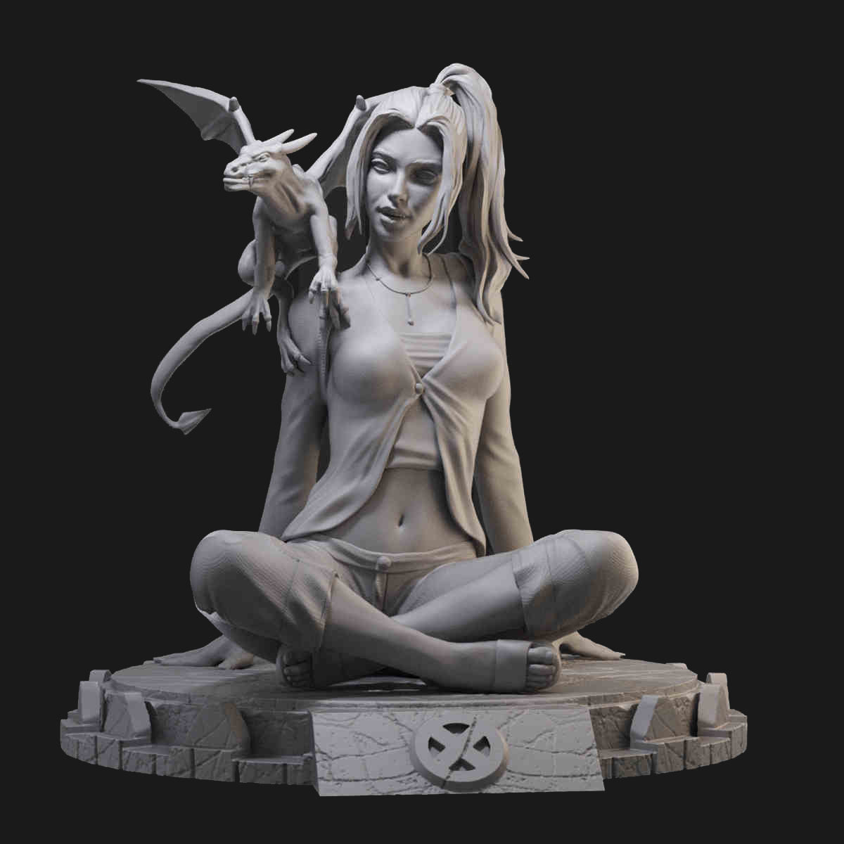 Shadowcat X-Men 3D Printing Scale GK Resin Figure