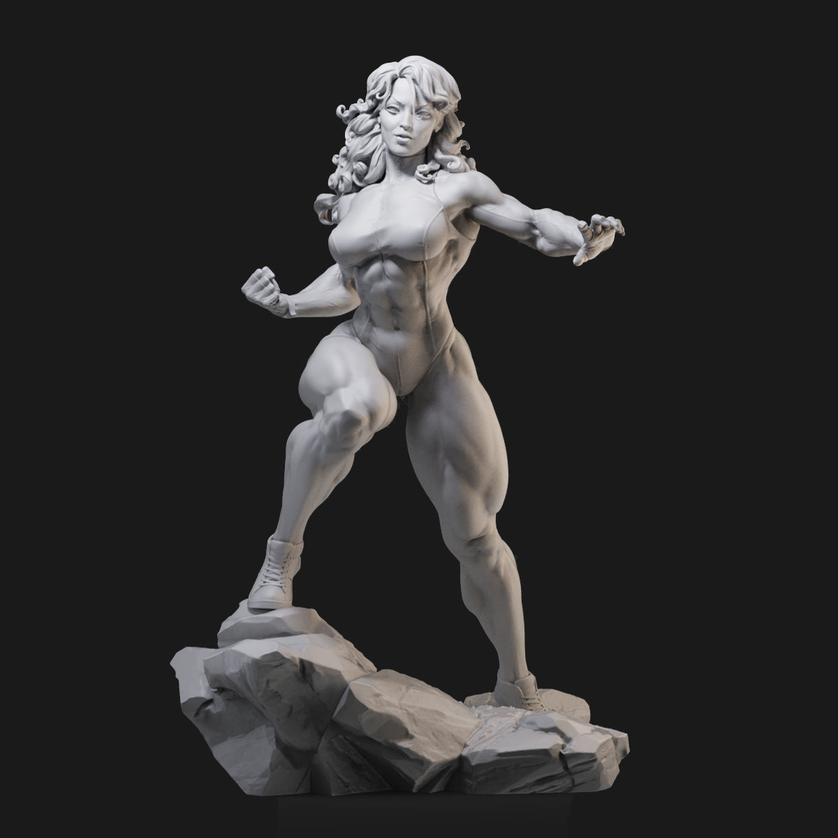 She-Hulk Marvel Super Heroes 3D Printing Scale GK Resin Figure