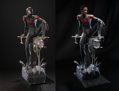 Spider-Man Miles 3D Printing Scale GK Resin Figure