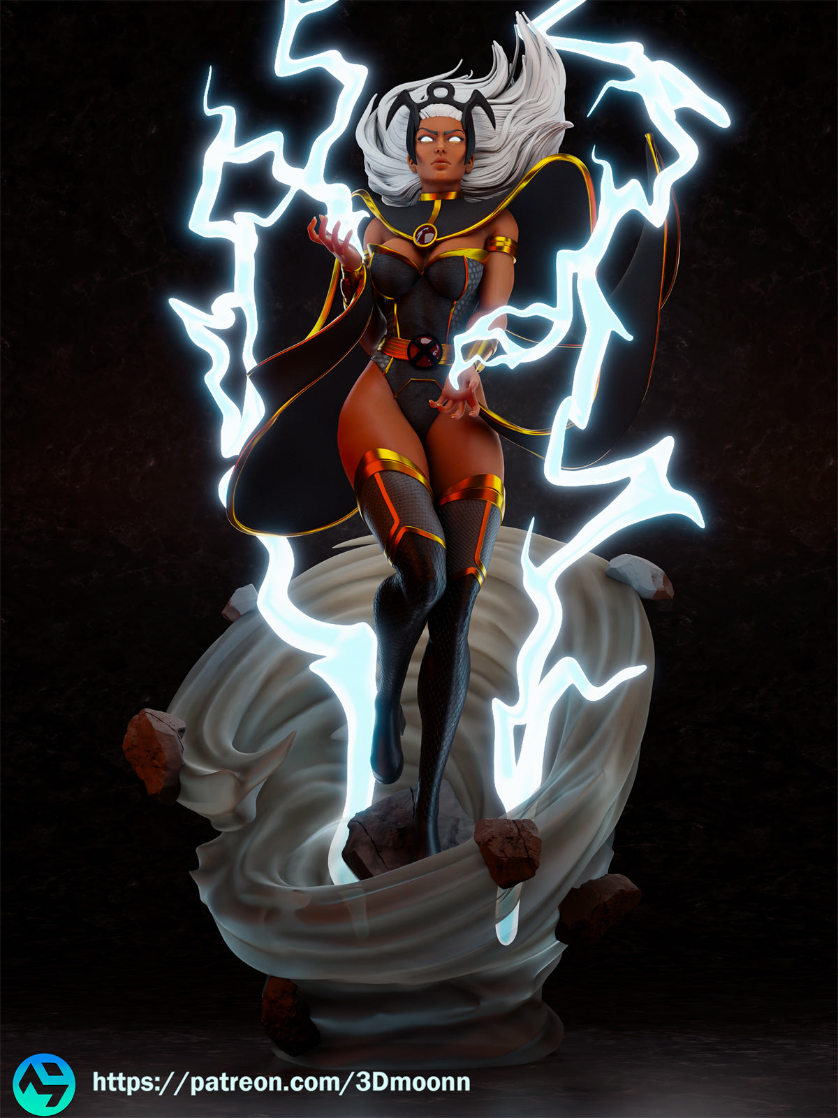 Storm X-Men Mutants 3D Printing Scale GK Resin Figure