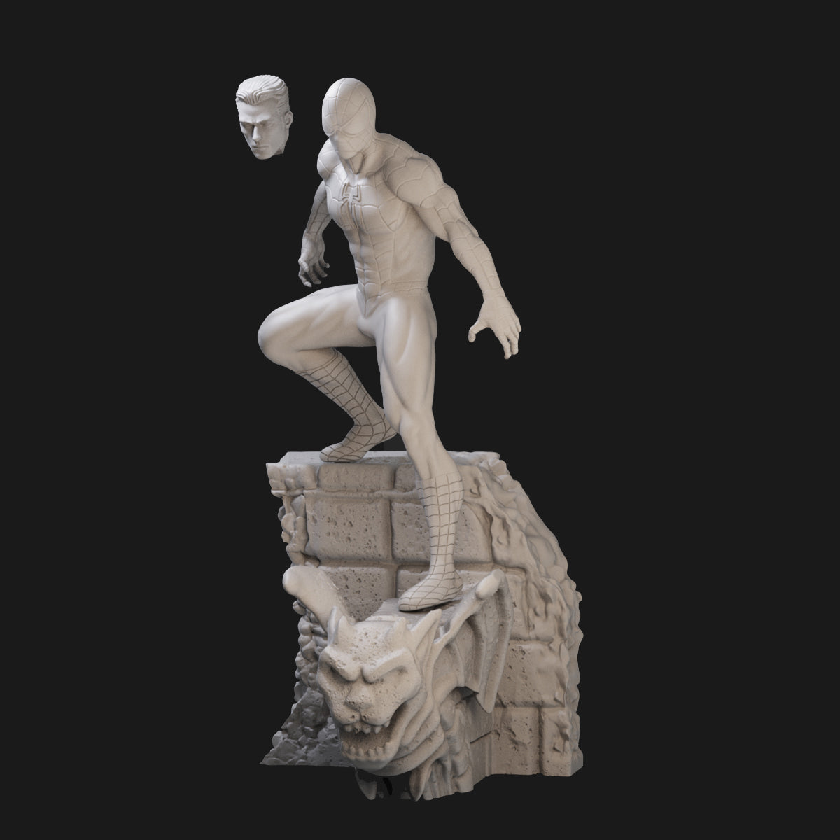 The Amazing Spider-Man Andrew 3D Printing Scale GK Resin Figure