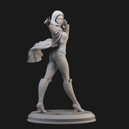 Emma Frost The White Queen 3D Printing Scale GK Resin Figure