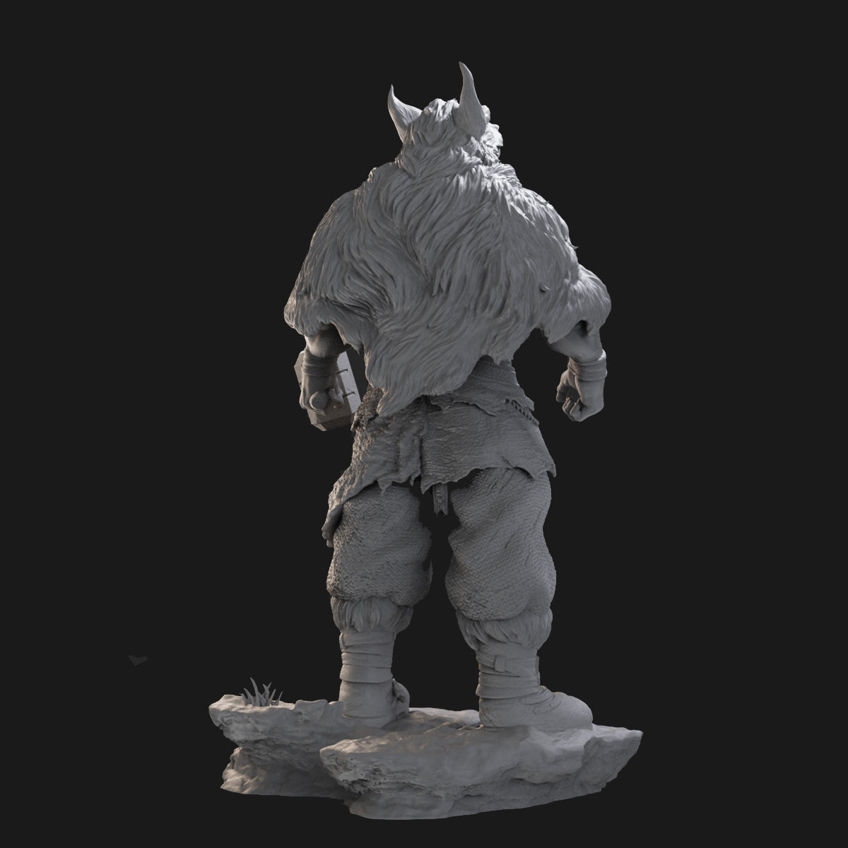 Thor Barbarian Edition 3D Printing Scale GK Resin Figure