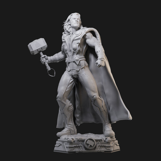 Thor Marvel Super Heroes 3D Printing Scale GK Resin Figure