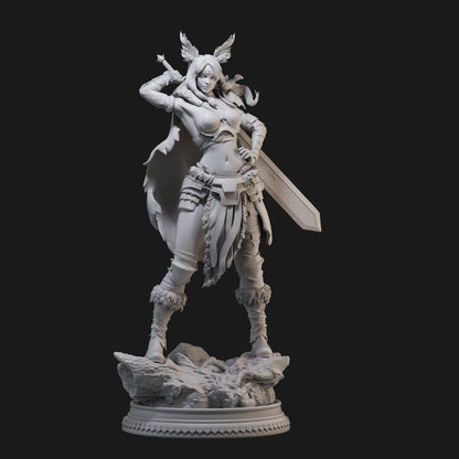 Valkyrie Marvel 3D Printing Scale GK Resin Figure