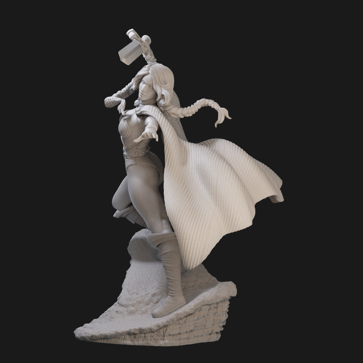 Valkyrie 3D Printing Scale GK Resin Figure