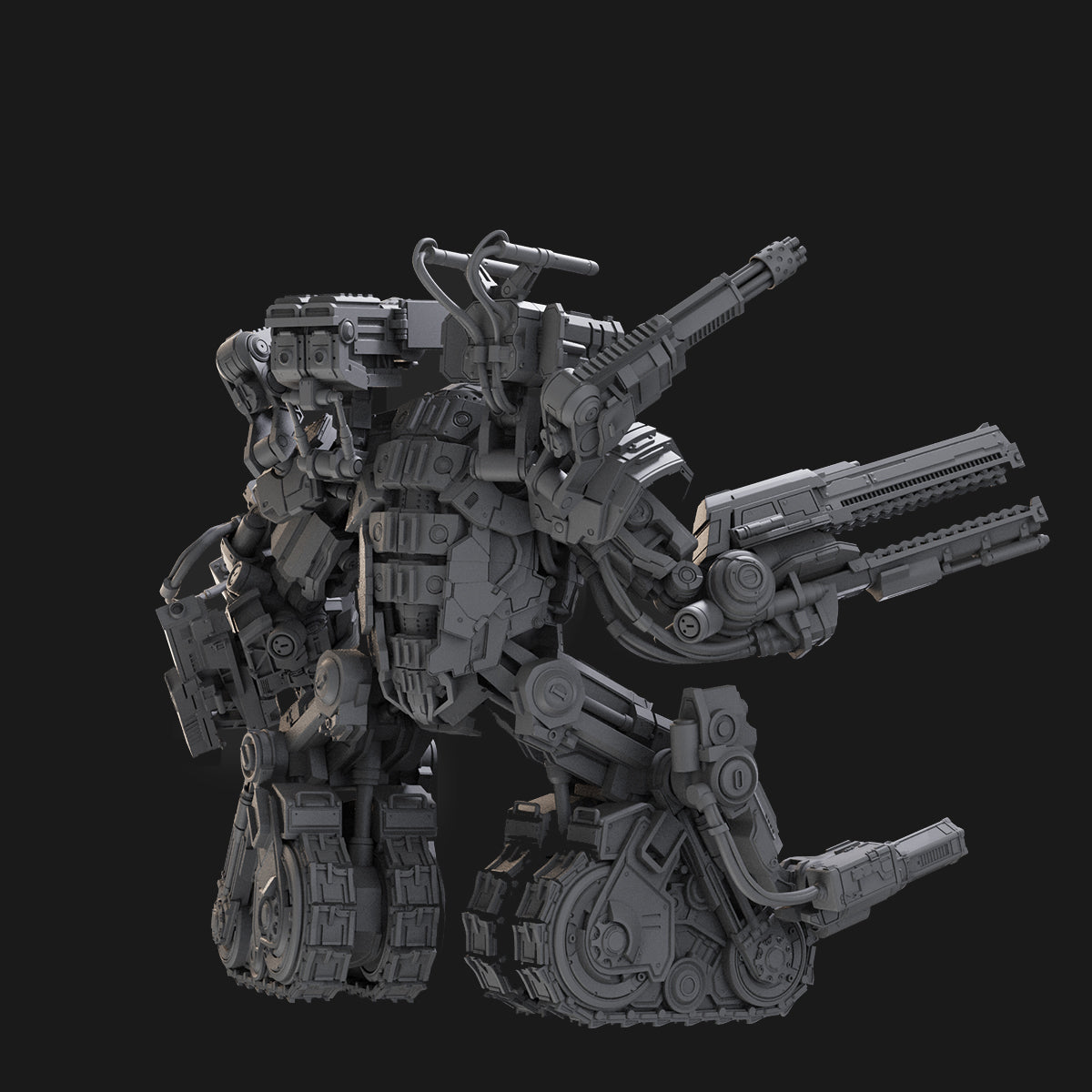 War Tanks 3D Printing Scale GK Resin Figure