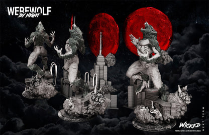 Werewolf by Night Marvel Spotlight 3D Printing Scale GK Resin Figure