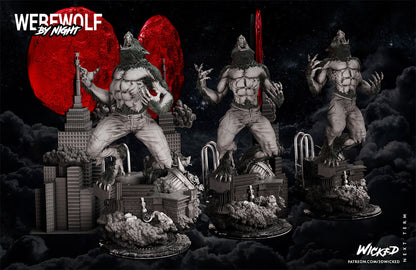 Werewolf by Night Marvel Spotlight 3D Printing Scale GK Resin Figure